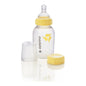 Medela breastmilk bottle, 5 oz, clear plastic container with measurement markings for storing and feeding breastmilk.