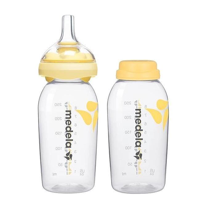 Medela Calma breastmilk feeding set with 8oz bottles and accessories for breastfeeding at Pasteur Pharmacy