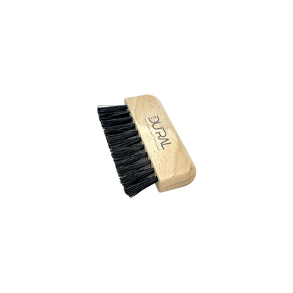 Dural beech wood brush and comb cleaner with natural bristles, designed for cleaning and maintaining brushes and combs.