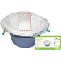 Nova PA-1082 commode bucket liners from Pasteur Pharmacy, 20 per box, suitable for medical or hygienic use.