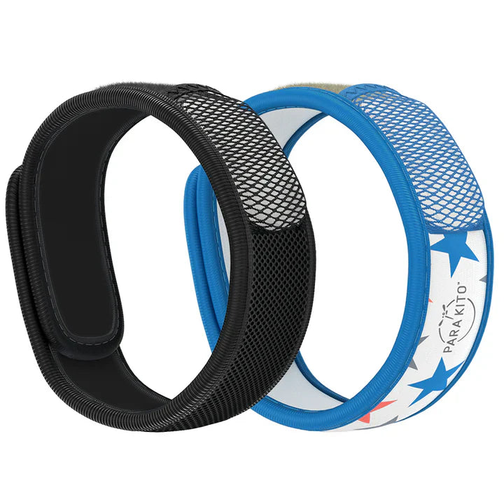 Para Kito Mosquito Repellent bonus pack with 2 wristbands and refills, natural bug repellent by Pasteur Pharmacy