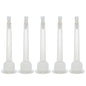 Set of five Topi-CLICK filling nozzles for industrial and business use, designed for precise liquid dispensing by Pasteur Pharmacy.