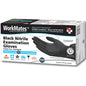 Black Workmates nitrile gloves in medium size, 100-count pack, suitable for industrial and business use by Pasteur Pharmacy.