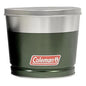 Coleman citronella scented candle in green tin, 6-pack, designed to repel insects and add ambiance.