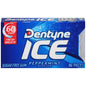 Dentyne Ice Peppermint sugar-free gum in a pack, featuring mint-flavored chewing gum from Pasteur Pharmacy.