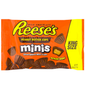 Reese's Minis Milk Chocolate Peanut Butter Cups King Size candy from Pasteur Pharmacy, 2.5 oz, with chocolate and peanut butter filling.