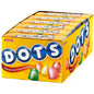 Tootsie Original Dots Candy box in 2.25 oz package, colorful chewy fruit-flavored candies from Pasteur Pharmacy.