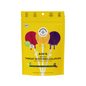 Beekeeper's Naturals Kid's throat-soothing lollipops in green apple, strawberry, and mixed berry with elderberry, displayed in a package.
