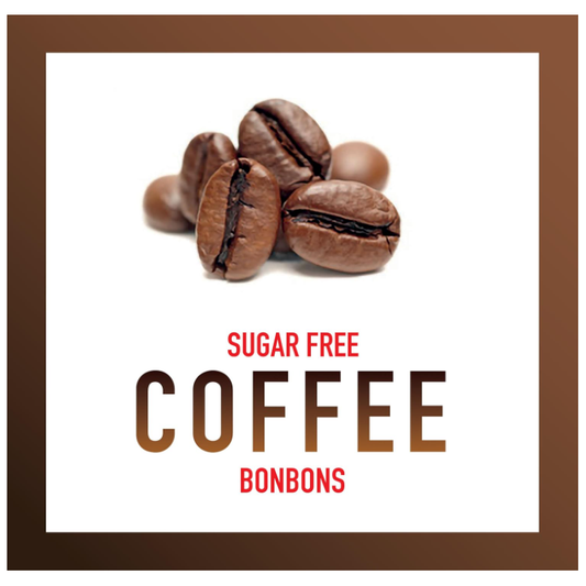 Swiss Imports Coffee Sugar-Free Bonbons hard candy drops in 1.4 oz package, produced by Pasteur Pharmacy.