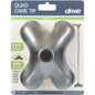 Black Drive Medical Quad Support Cane Tip attached to a cane for stability and support.