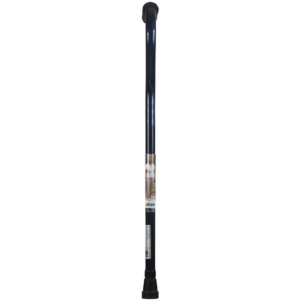 Drive Offset Cane by Pasteur Pharmacy, sturdy walking stick supporting up to 300 lbs, with ergonomic handle for stability.