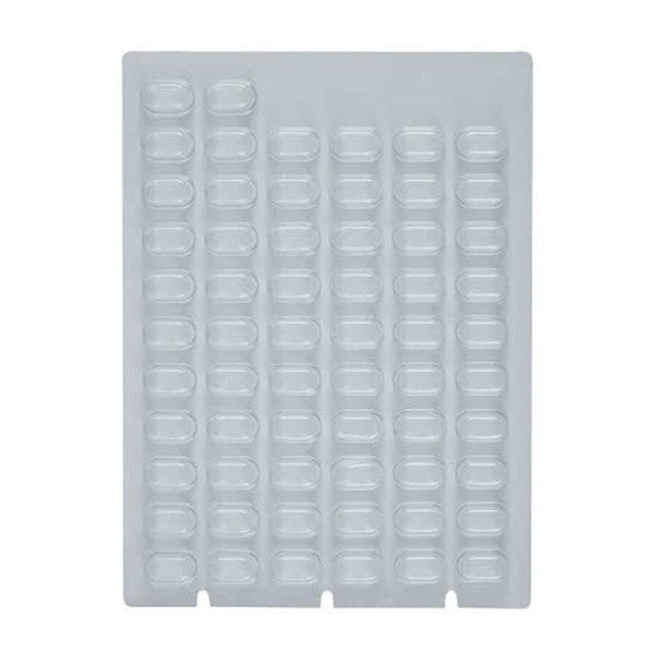 Ezy Dose disposable blister card game by Pasteur Pharmacy, featuring colorful cards arranged in a deck on a white background.