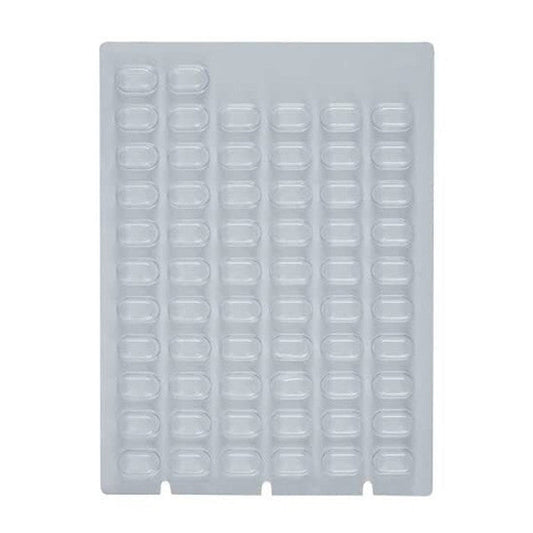 Ezy Dose disposable blister card game by Pasteur Pharmacy, featuring colorful cards arranged in a deck on a white background.