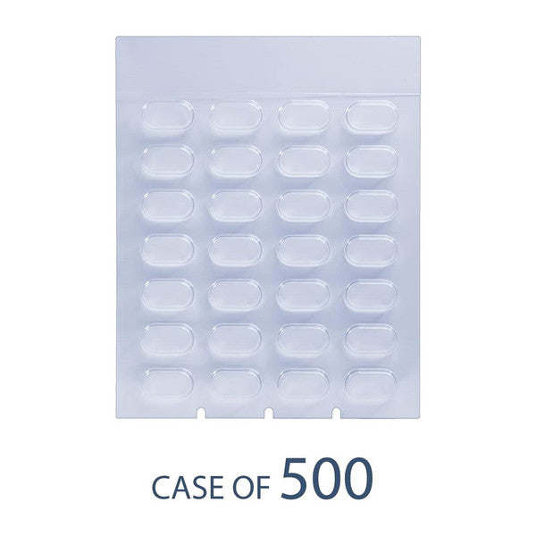 Ezy Dose Weekly Blister Cards for medication management, featuring 31 durable card game-style organizers by Pasteur Pharmacy.