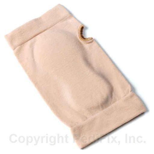 Small left PediFix Visco-Gel Carpal Tunnel Relief Sleeve from Pasteur Pharmacy shown on a hand for wrist support.