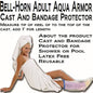 Djo Incorporated Bell-Horn Aqua Armor cast and bandage protector for adult foot and ankle, waterproof and flexible medical cover