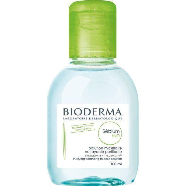 Bioderma Sebium H20 Cleanser in 100ml bottle, gentle skincare product for oily and acne-prone skin by Pasteur Pharmacy