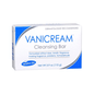 Vanicream cleansing bar for sensitive skin, 3.90 oz, a gentle soap bar designed for sensitive skin care.