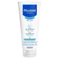 Mustela 2-in-1 Cleansing Gel in a 6.76 oz bottle, natural skin cleanser with gentle, foaming formula for babies and sensitive skin.