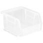 Clear Ultra Series Stack and Hang 1.2 Gal. storage bin by Pasteur Pharmacy, transparent plastic container with secure lid.