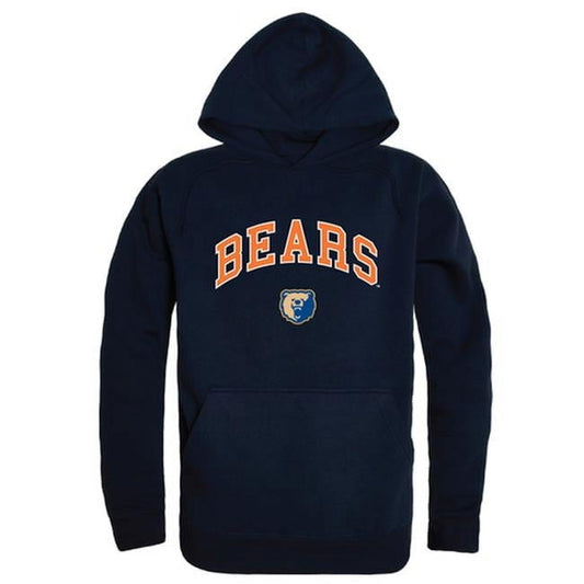 Navy Morgan State University men's campus hoodie in 2XL from FinalFan, featuring university logo and comfortable hoodie design.
