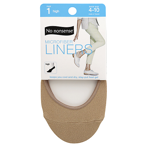 No Nonsense Microfiber High Nude Liners, clothing product by Pasteur Pharmacy, showing a pack of discreet, high-coverage nude liners.
