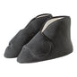 Silverts diabetic black bootie slippers with medium to extra-wide fit, designed for comfort and support.