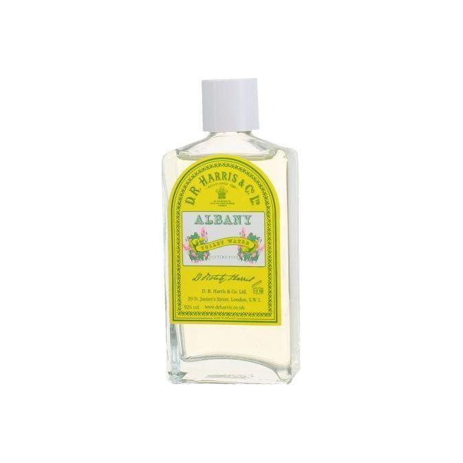 D. R. Harris & Co Albany Cologne bottle, 100ml, with elegant packaging and classic design, displayed on a neutral background.
