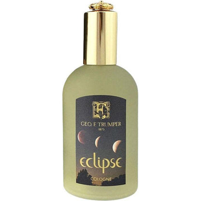 Geo. F. Trumper Eclipse Cologne in 100 ml bottle, featuring a classic men's fragrance with a sleek glass design.