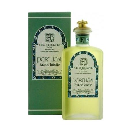 Glass atomizer bottle of Geo. F. Trumper Eau de Portugal Cologne, 50ml, showcasing elegant packaging and classic design.
