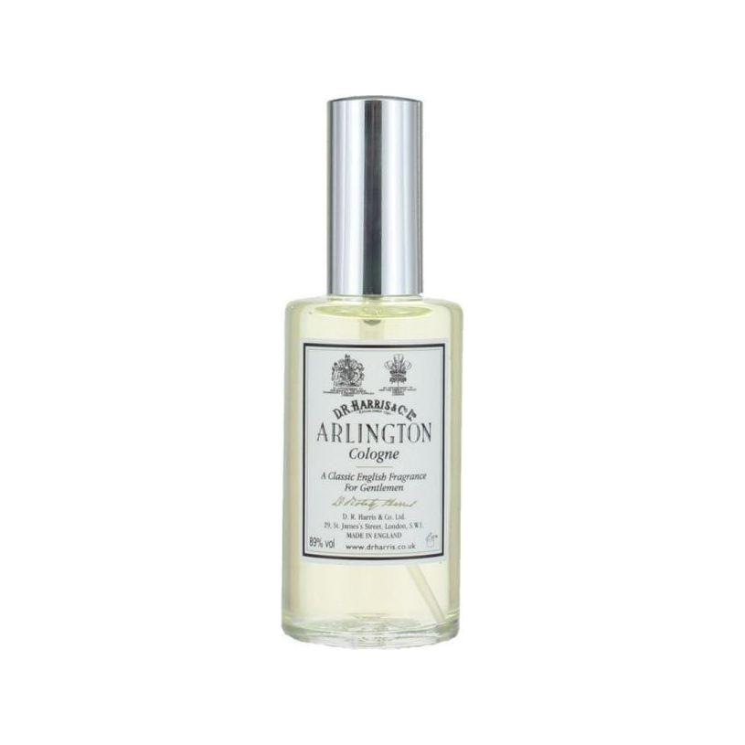 D. R. Harris & Co Arlington Cologne Spray 50ml, elegant glass bottle with silver cap, classic fragrance for men