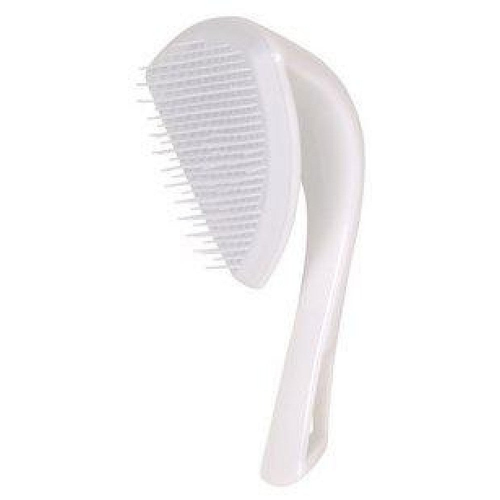 Cricket Ultra Smooth Coconut Detangling Brush from Pasteur Pharmacy, showing the black handle and coconut-scented bristles.