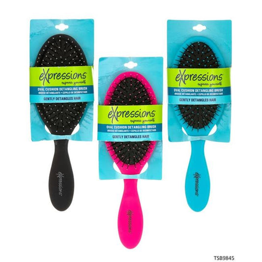 Expressions Oval Hair Brush by Pasteur Pharmacy, classic daily grooming comb with oval design for smooth, tangle-free hair.