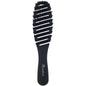 Flexvent Petite mixed bristle vent brush with boar and nylon pins in black, designed for gentle hair styling and detangling.