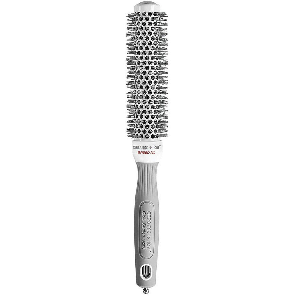Olivia Garden Ceramic + Ion Speed XL Thermal Brush, 1-inch, with ceramic and ion technology for smooth, shiny hair styling.