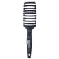 The Flex Brush XL vent brush with mixed boar and nylon pins in black, designed for detangling and styling hair.