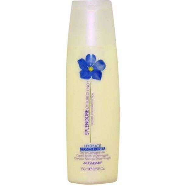 Alfaparf Extreme Color Protection Hydrate Conditioner for dry or damaged hair in 8.45 oz bottle, designed to nourish and protect.