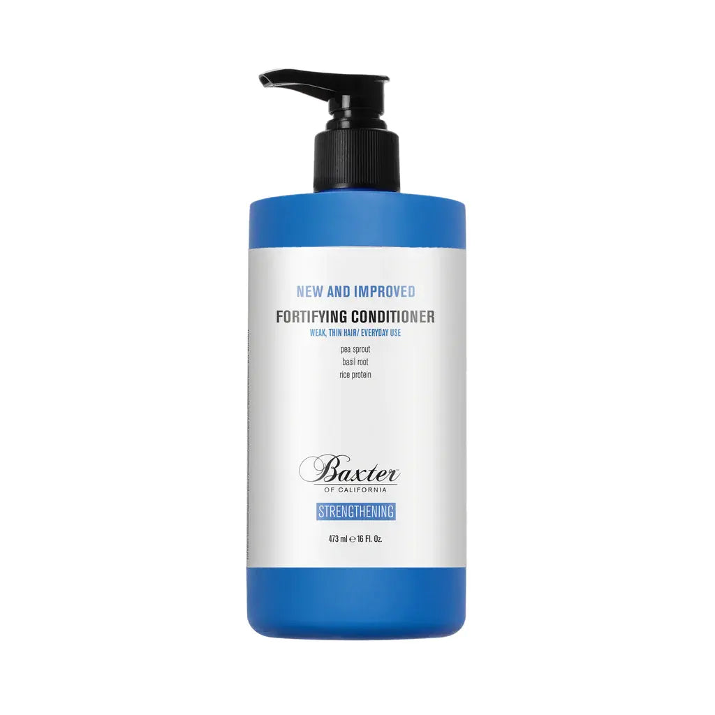 Baxter of California Fortifying Conditioner 16 oz bottle, natural formula for strengthening and nourishing hair.