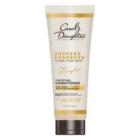 Carol's Daughter Goddess Strength Fortifying Conditioner in 11 fl oz bottle, creamy hair conditioner for strengthening and moisture.