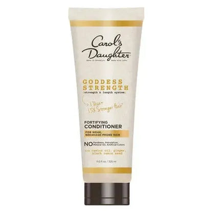 Carol's Daughter Goddess Strength Fortifying Conditioner in 11 fl oz bottle, creamy hair conditioner for strengthening and moisture.