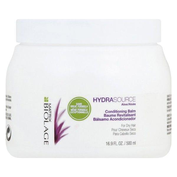 Matrix Biolage HydraSource Conditioner in 500ml bottle, nourishing hair with hydrating formula from Pasteur Pharmacy.