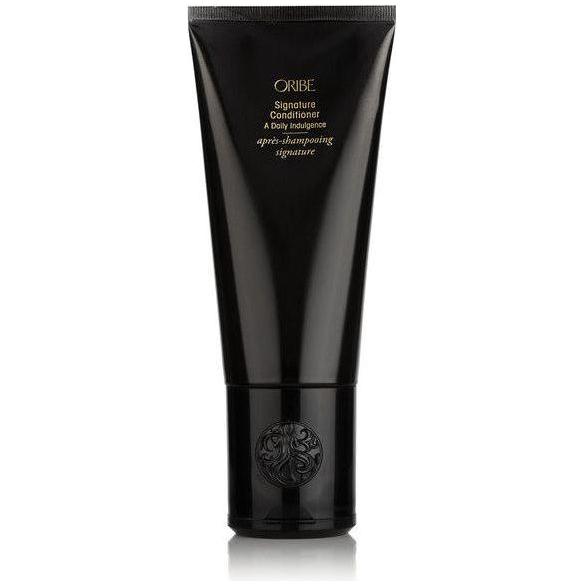 Oribe Signature Conditioner A Daily Indulgence 200 ml, creamy hair conditioner in a sleek bottle, ideal for nourishing and smoothing hair.
