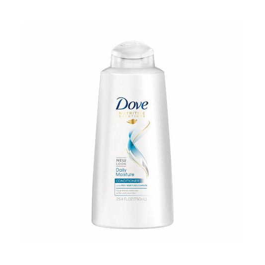 Dove Er Daily Moisture Damage Therapy conditioner in 20.4 oz bottle, nourishing hair and reducing damage, designed for healthy hair care