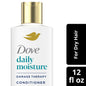 Dove Hair Therapy Nutritive Solutions Daily Moisture Conditioner bottle on a shelf, showcasing the conditioner for nourishing hair.