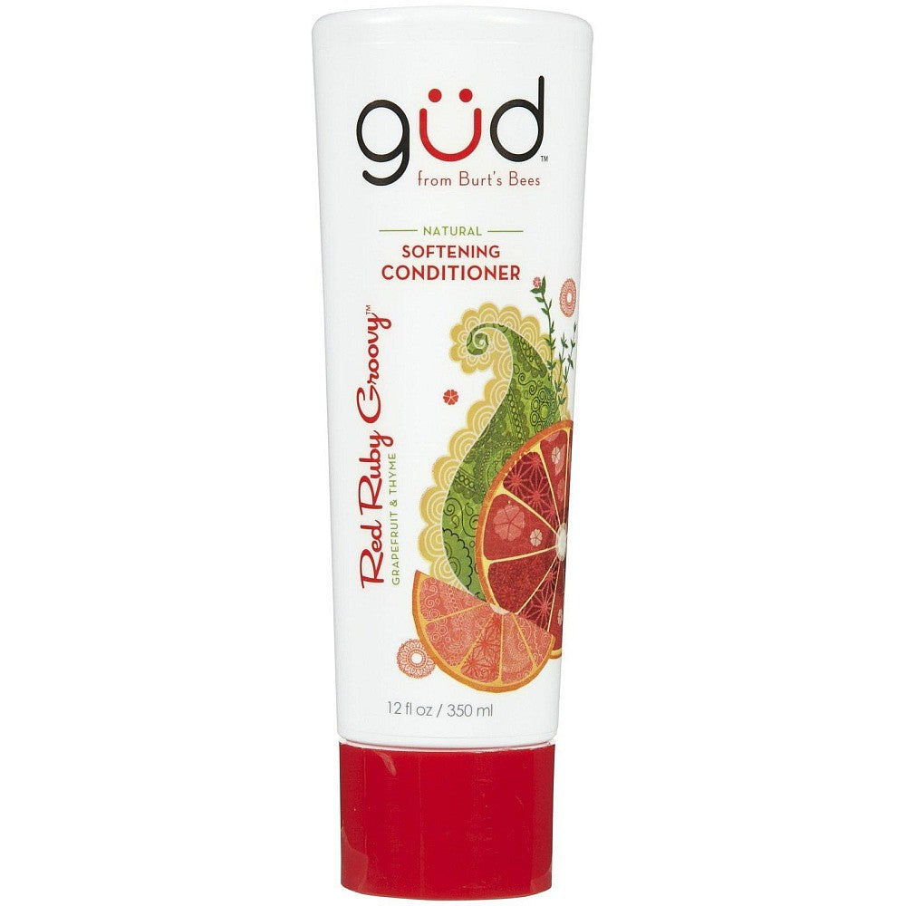 Gud Red Ruby Groovy Conditioner by Pasteur Pharmacy, softening formula with grapefruit and thyme for smooth, nourished hair.