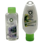 Herbal Essences Naked Moisture shampoo and shine conditioner travel size bottles, 1.7 oz, for hydrating hair care.