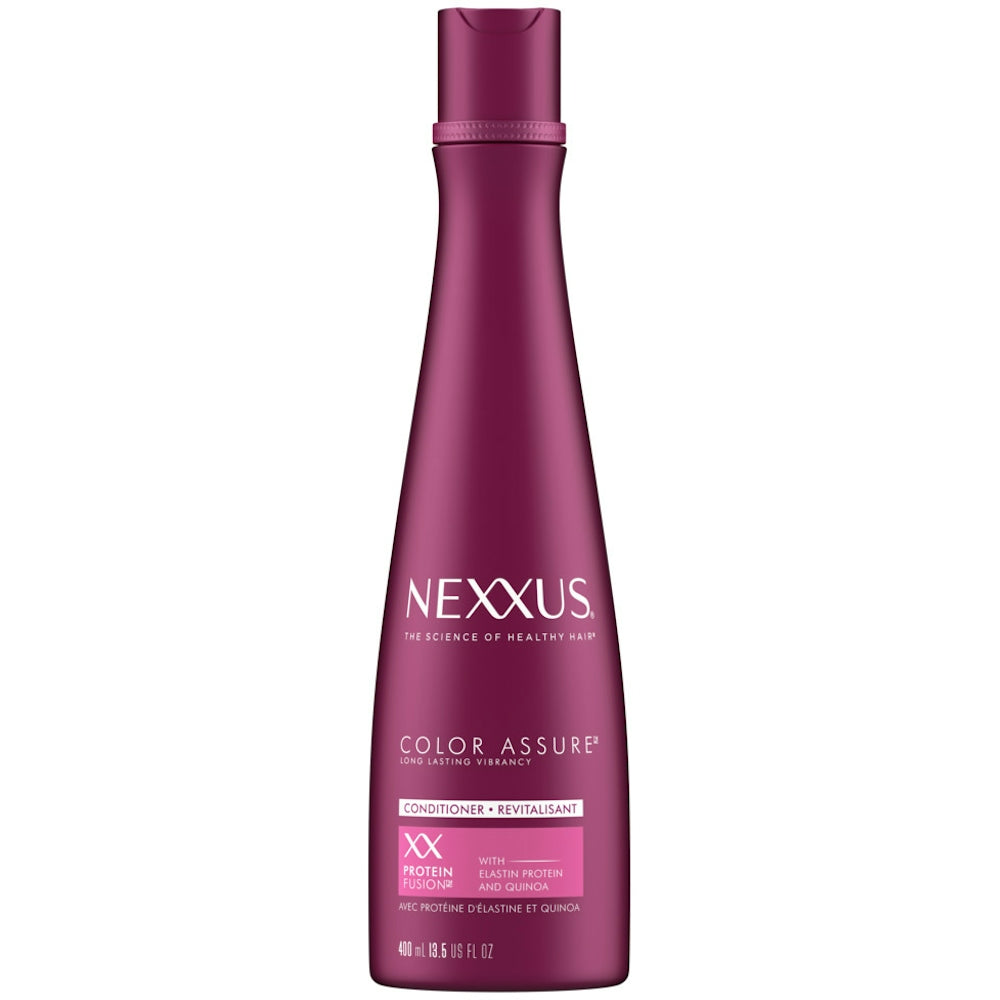 Nexxus Hair Color Assure Conditioner with ProteinFusion in 13.5 oz bottle, designed to protect and nourish color-treated hair.