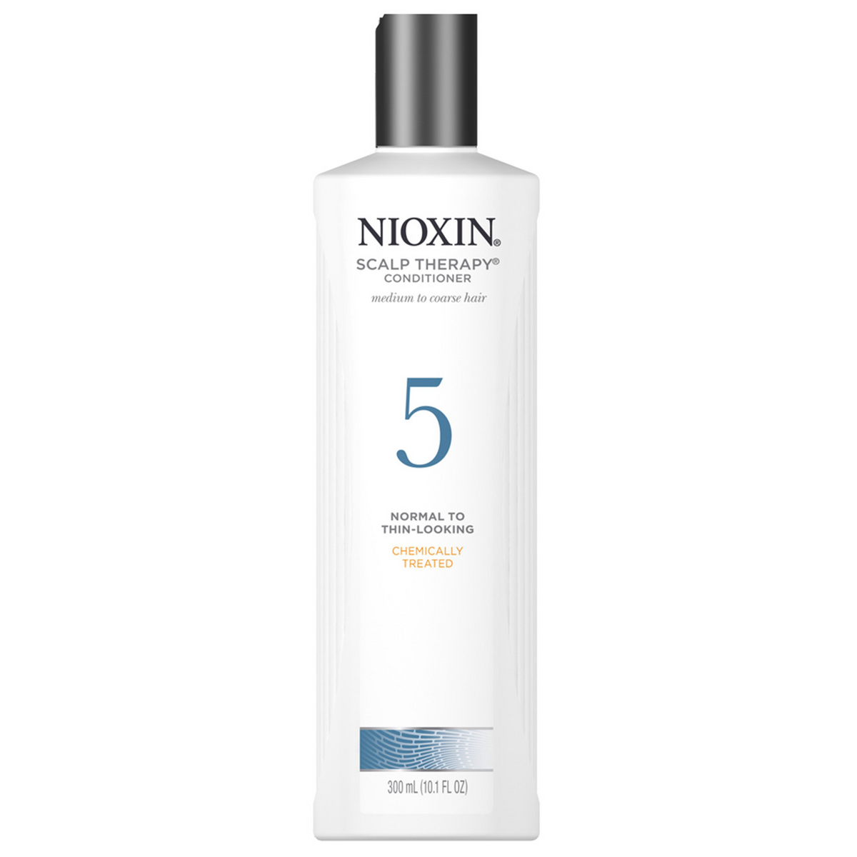 Nioxin System 5 Scalp Therapy Conditioner in 300ml bottle, for thinning hair and scalp health, from Pasteur Pharmacy.