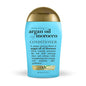 OGX Renewing Argan Oil of Morocco Conditioner in a 3 fl oz bottle, natural conditioner for nourishing and revitalizing hair.