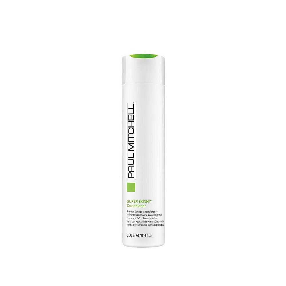 Paul Mitchell Daily Treatment Super Skinny conditioner in 10.14 oz bottle, designed to smooth and nourish hair.